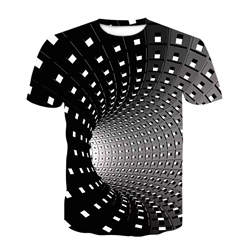 T-Shirt, Det sorte hul,, St. L