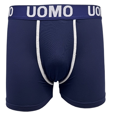 Uomo, Rayon, Marine Blå , st. XXL