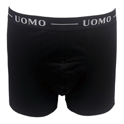 UOMO boskershorts med 3 cm længere ben, Sort, XXXL