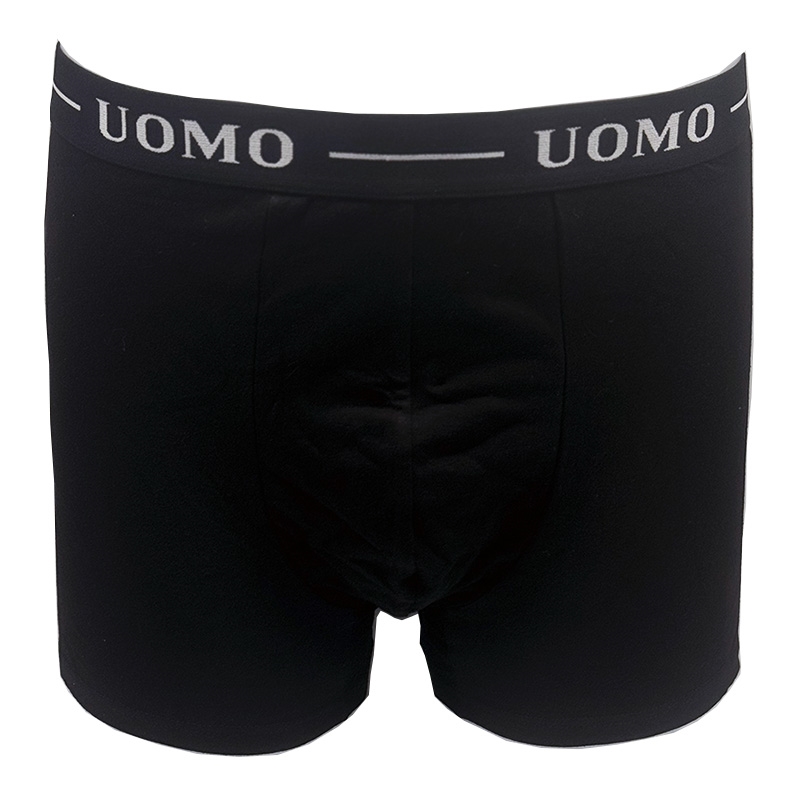UOMO boskershorts med 3 cm længere ben, Sort, XL