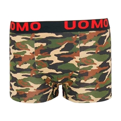 Uomo camouflage, Grøn, XL